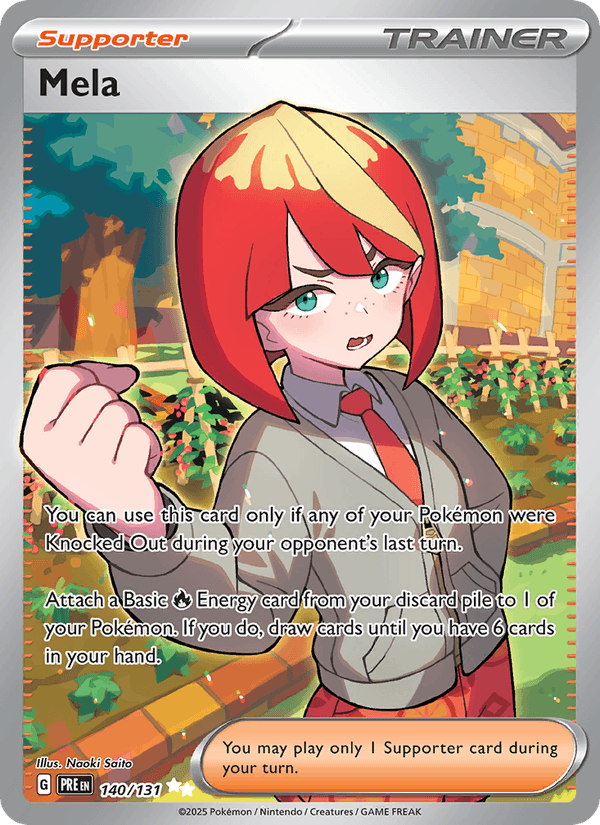 Mela 140/131 Prismatic Evolutions English Pokémon card