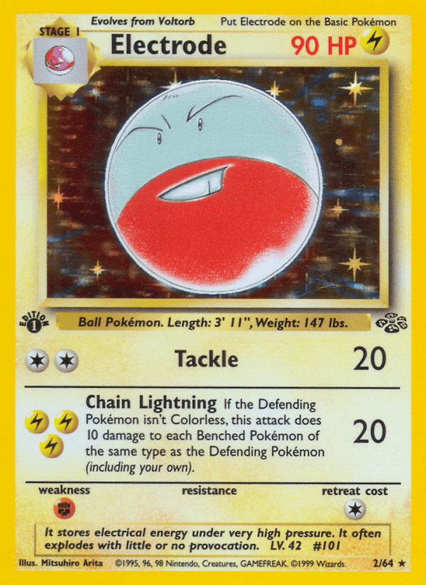 Electrode 2/64 Jungle English Pokémon card