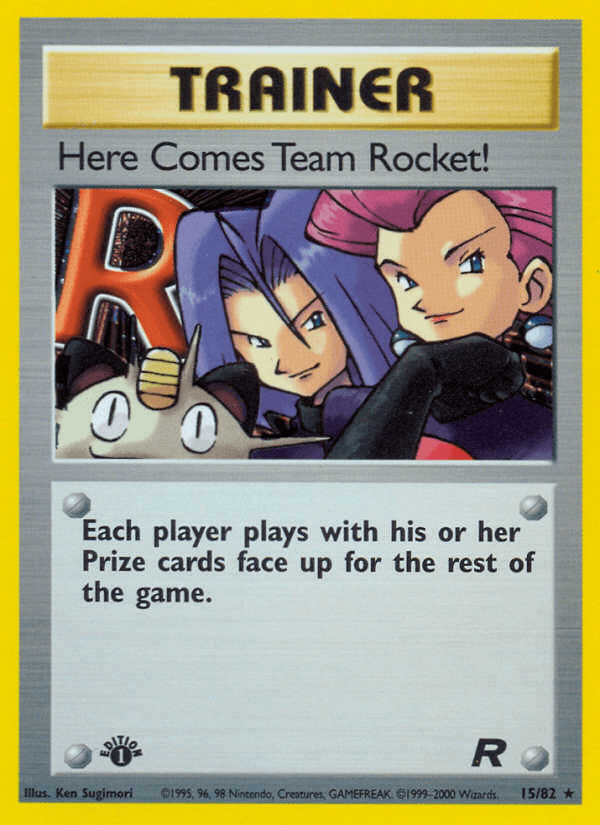 Here Comes Team Rocket! 15/82 Team Rocket English Pokémon card