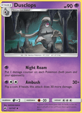 Dusclops 52/147 Burning Shadows English Pokémon card
