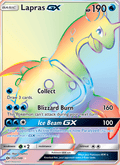 Lapras GX 151/149 Sun & Moon Base Set English Pokémon card