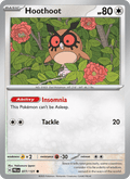 Hoothoot 77/131 Prismatic Evolutions English Pokémon card