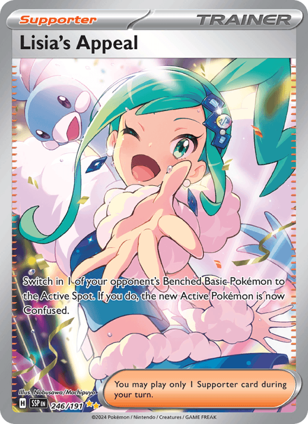 Lisia's Appeal 246/191 Surging Sparks English Pokémon card