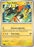 Tapu Koko 65/191 Surging Sparks English Pokémon card