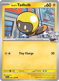 Iono's Tadbulb 52/159 Journey Together English Pokémon card