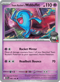 Team Rocket's Wobbuffet 82/182 Destined Rivals English Pokémon card