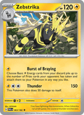 Zebstrika 63/182 Paradox Rift English Pokémon card