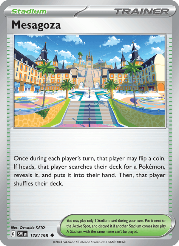 Mesagoza 178/198 Scarlet & Violet English Pokémon card