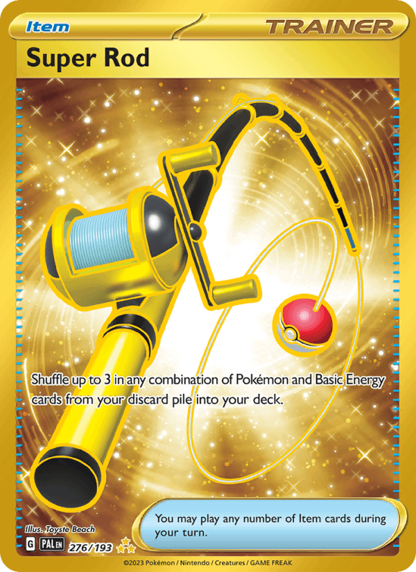 Super Rod 276/193 Paldea Evolved English Pokémon card