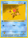 Staryu 65/102 Base Set English Pokémon card