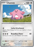 Chansey 133/167 Twilight Masquerade English Pokémon card