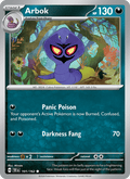 Arbok 101/162 Temporal Forces English Pokémon card