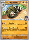 Hop's Sandaconda 87/159 Journey Together English Pokémon card