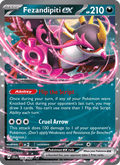 Fezandipiti ex 38/64 Shrouded Fable English Pokémon card