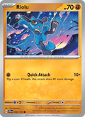 Riolu 50/131 Prismatic Evolutions English Pokémon card