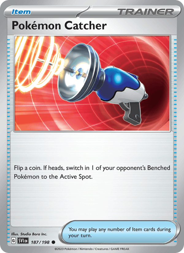 Pokémon Catcher 187/198 Scarlet & Violet English Pokémon card