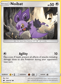 Noibat 109/147 Burning Shadows English Pokémon card