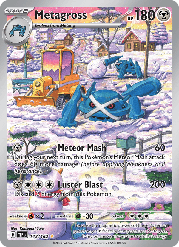 Metagross 178/162 Temporal Forces English Pokémon card