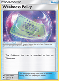 Weakness Policy 126/147 Burning Shadows English Pokémon card