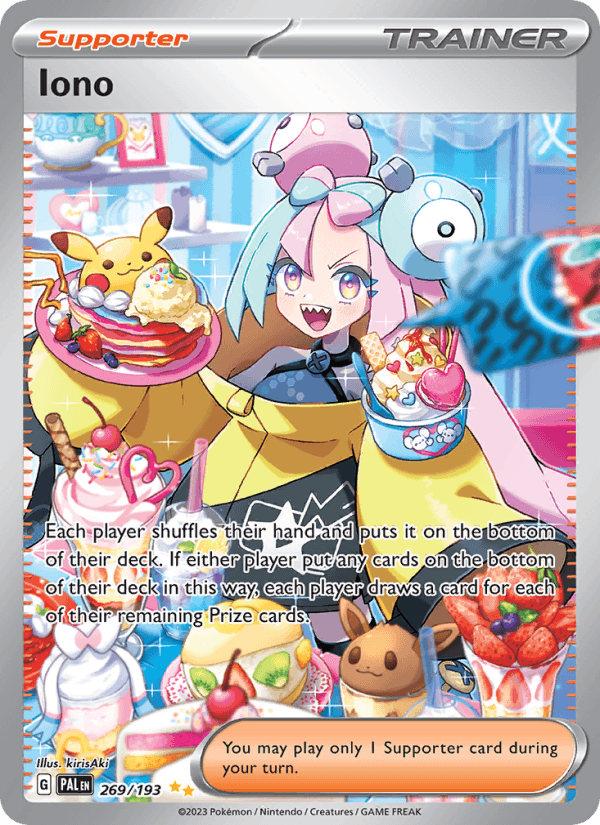 Iono 269/193 Paldea Evolved English Pokémon card