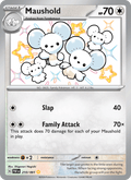 Maushold 210/91 Paldean Fates English Pokémon card