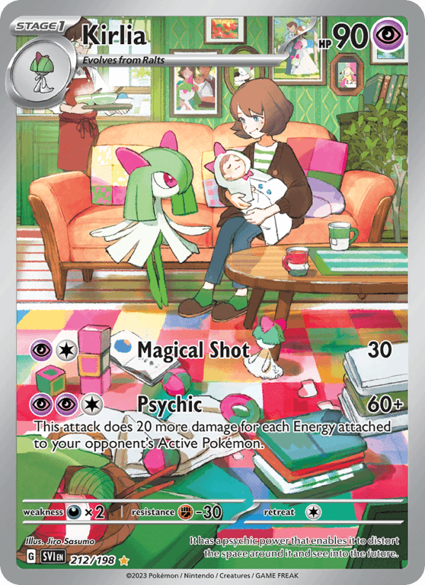 Kirlia 212/198 Scarlet & Violet English Pokémon card