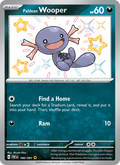Paldean Wooper 180/91 Paldean Fates English Pokémon card