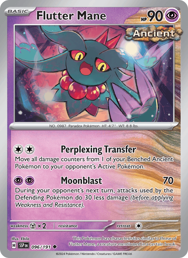 Flutter Mane 96/191 Surging Sparks English Pokémon card