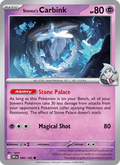 Steven's Carbink 86/182 Destined Rivals English Pokémon card