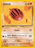 Swinub 57 Neo Revelation English Pokemon card