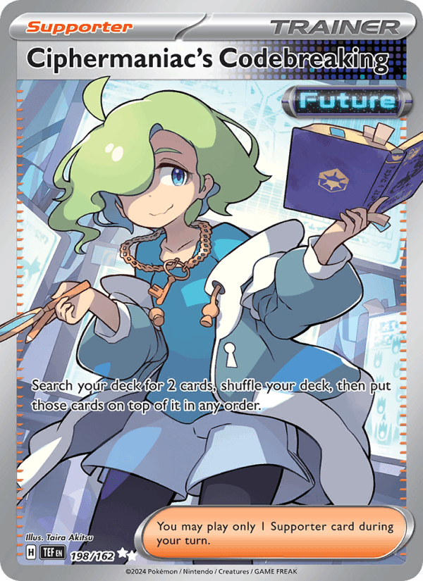Ciphermaniac's Codebreaking 198/162 Temporal Forces English Pokémon card