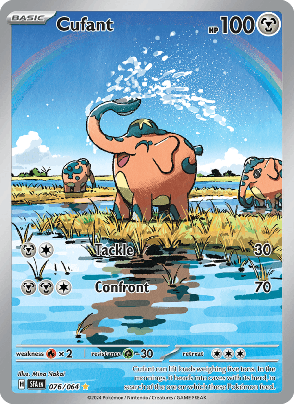 Cufant 76/64 Shrouded Fable English Pokémon card