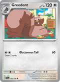 Greedent 132/159 Journey Together English Pokémon card