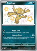 Sableye 184/91 Paldean Fates English Pokémon card