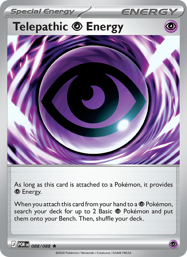 Telepathic Energy 88/88 Perfect Order English Pokémon card