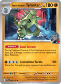 Team Rocket's Tyranitar 96/182 Destined Rivals English Pokémon card