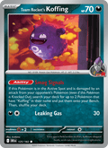 Team Rocket's Koffing 125/182 Destined Rivals English Pokémon card