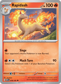 Rapidash 78/165 151 English Pokémon card
