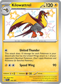 Kilowattrel 146/91 Paldean Fates English Pokémon card