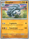 Donphan 49/91 Paldean Fates English Pokémon card