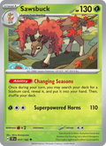 Sawsbuck 17/162 Temporal Forces English Pokémon card