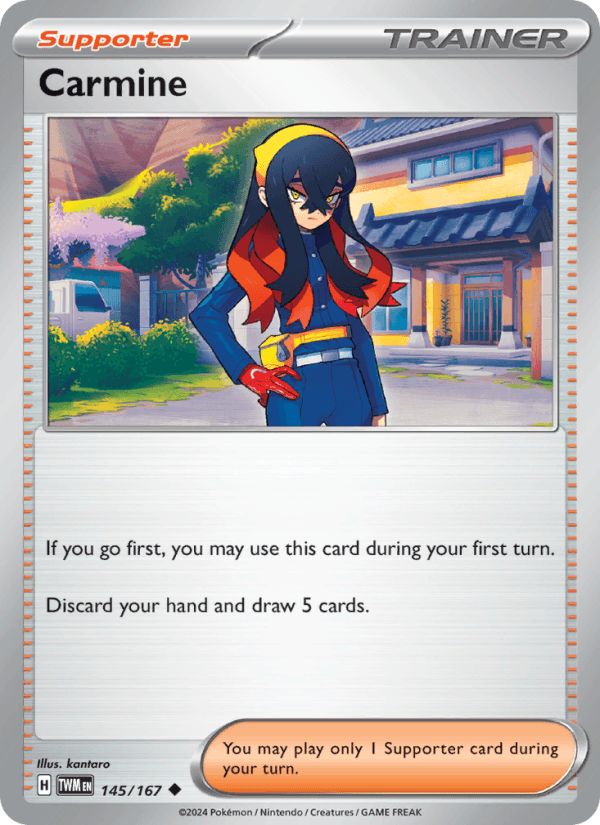 Carmine 145/167 Twilight Masquerade English Pokémon card