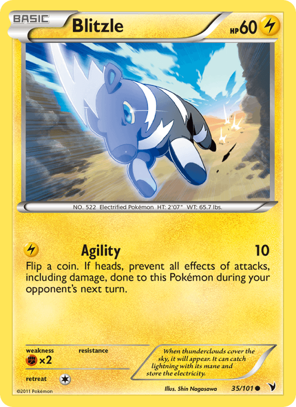 Blitzle 35/101 Noble Victories English Pokémon card