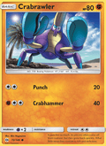 Crabrawler 72/149 Sun & Moon Base Set English Pokémon card