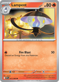 Lampent 17/86 White Flare English Pokémon card