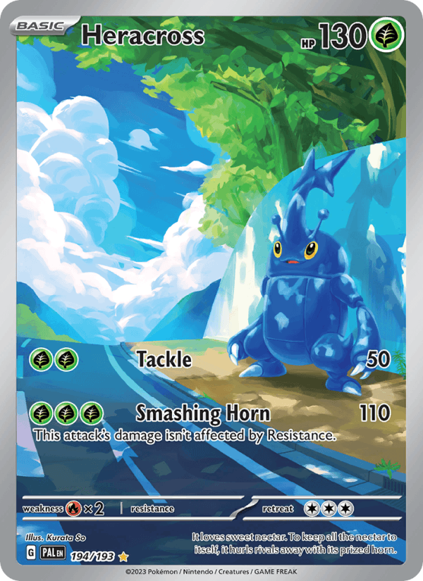 Heracross 194/193 Paldea Evolved English Pokémon card