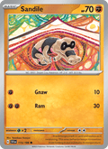 Sandile 115/198 Scarlet & Violet English Pokémon card