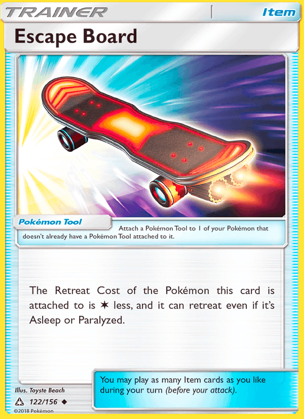 Escape Board 122/156 Ultra Prism English Pokémon card