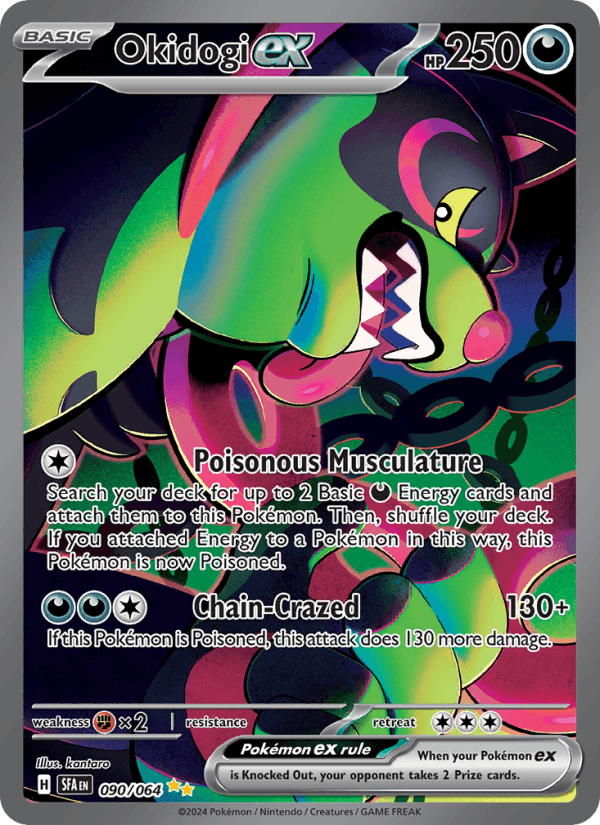 Okidogi ex 90/64 Shrouded Fable English Pokémon card