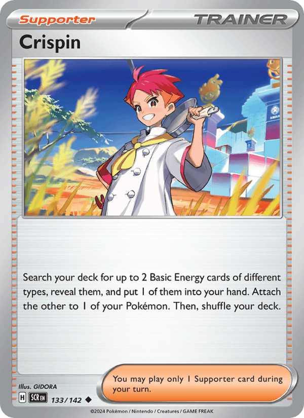 Crispin 133/142 Stellar Crown English Pokémon card